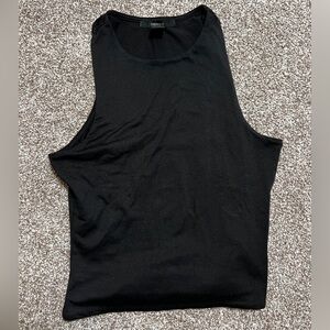 Forever 21 Classic Black Cropped Tank